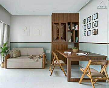 Living Room in 1 BHK Apartment at Shreeji Green Origin, Mulund West – for Sale