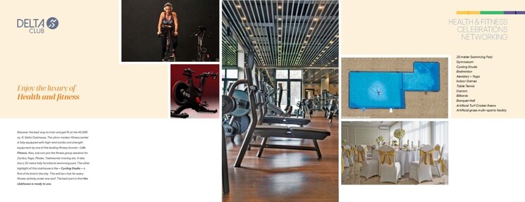 Gym, janapriya-nile-valley 3 Bedroom 2075 Sq.Ft. Apartment In Madinaguda Hyderabad 8863756