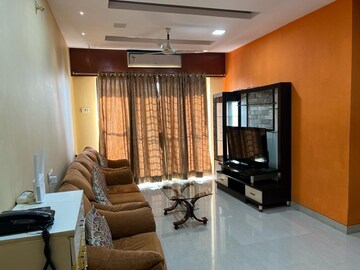 Living Room in 2 BHK Apartment at K Raheja Heights, Malad East – for Rent