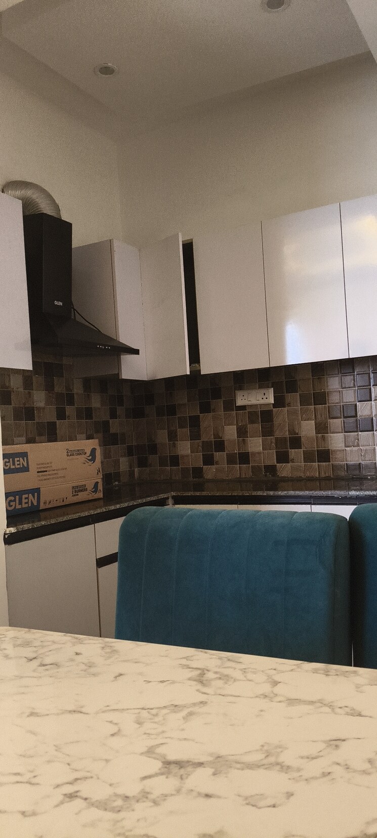 Kitchen, prateek-grand-carnesia 1.5 Bedroom 770 Sq.Ft. Apartment In Siddharth Vihar Ghaziabad 8863766