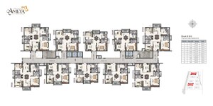 Master Plan in 2 BHK Apartment at Aspire Spaces Ameya, Miyapur – for Sale