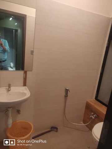 Bathroom in  Office Space at Suvidha Stellar, Bodakdev – for Rent