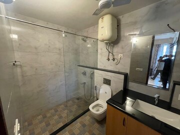 Kitchen in 1 BHK Builder Floor at Defence Colony – for Rent