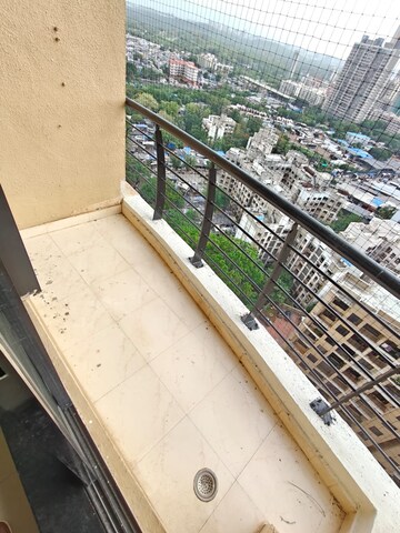Balcony in 2 BHK Apartment at K Raheja Heights, Malad East – for Rent