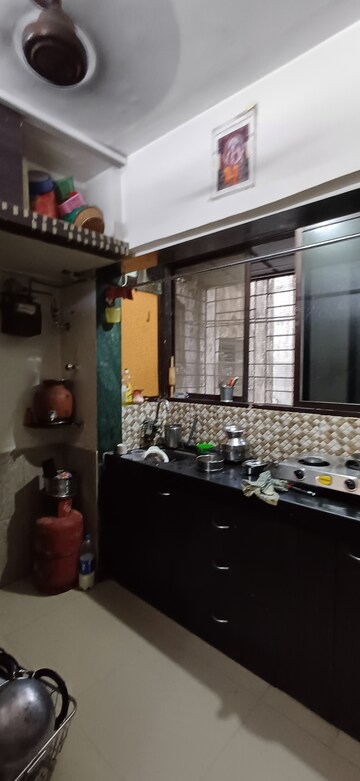 Kitchen in 1 RK Apartment at Sangharsh Nagar CHS, Chandivali – for Rent