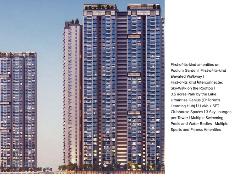 Exterior View, urbanrise-the-world-of-joy 3 Bedroom 1839 Sq.Ft. Apartment In Miyapur Hyderabad 8865227