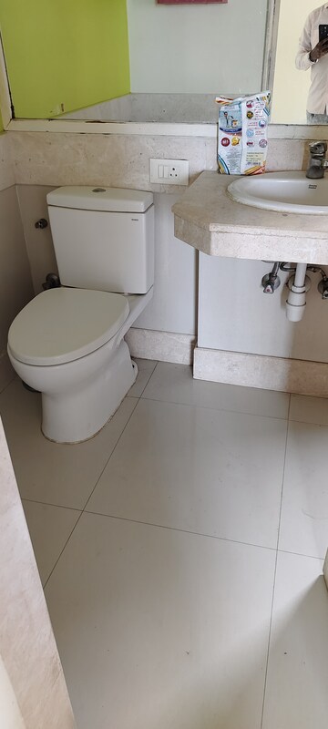 Bathroom in 2 BHK Apartment at Hiranandani Estate, Ghodbunder Road – for Rent