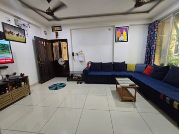 Living Room in 2 BHK Apartment at Khodiyar Nagar – for Sale