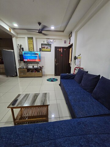 Living Room in 2 BHK Apartment at Khodiyar Nagar – for Sale