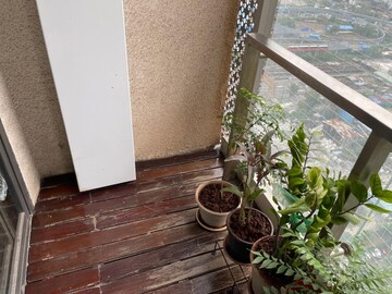 Balcony in 2.5 BHK Apartment at Lodha New Cuffe Parade, Wadala – for Rent