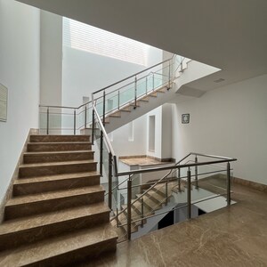 Staircase in 5 BHK Villa at Chattarpur – for Sale