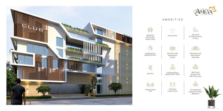 Exterior View, aspire-spaces-ameya 2.5 Bedroom 1495 Sq.Ft. Apartment In Miyapur Hyderabad 8865281