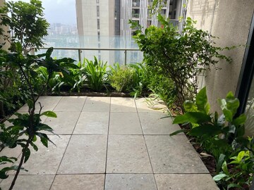 Balcony in 2.5 BHK Apartment at Lodha New Cuffe Parade, Wadala – for Rent