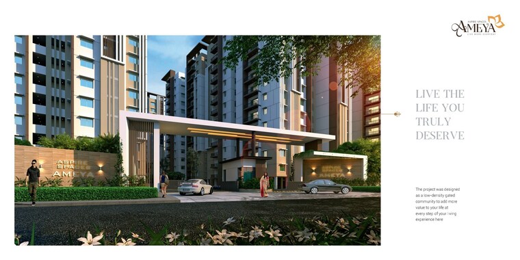 Exterior View, aspire-spaces-ameya 3 Bedroom 1715 Sq.Ft. Apartment In Miyapur Hyderabad 8865294