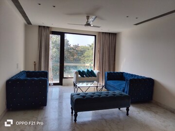 Living Room in 4 BHK Apartment at Vasant Vihar – for Rent