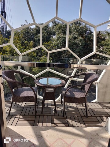 Balcony in 4 BHK Apartment at Vasant Vihar – for Rent