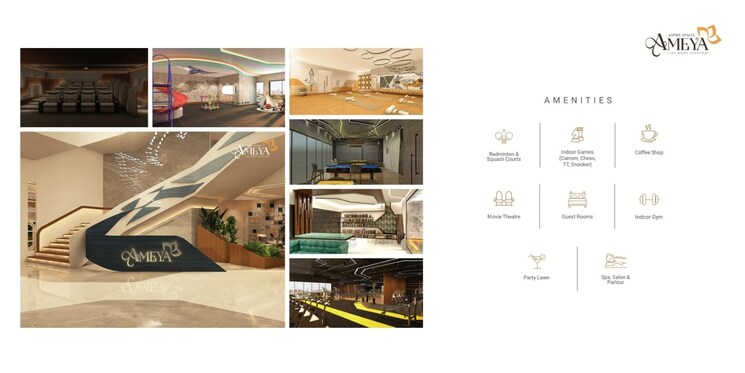 undefined, aspire-spaces-ameya 3 Bedroom 1940 Sq.Ft. Apartment In Miyapur Hyderabad 8865303