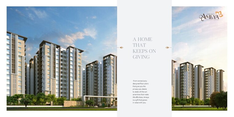 Exterior View, aspire-spaces-ameya 3 Bedroom 1940 Sq.Ft. Apartment In Miyapur Hyderabad 8865303
