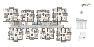 Floor Plan in 3 BHK Apartment at Aspire Spaces Ameya, Miyapur – for Sale