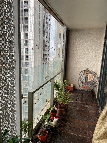 Balcony in 2.5 BHK Apartment at Lodha New Cuffe Parade, Wadala – for Rent