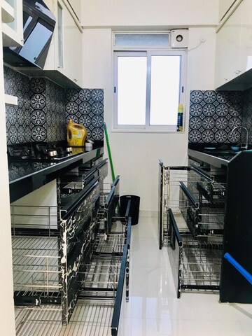 Kitchen in 1 BHK Apartment at Lodha Amara, Kolshet Road – for Rent