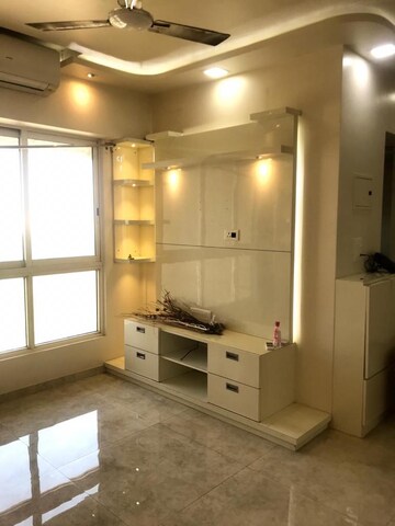 Living Room in 1 BHK Apartment at Lodha Amara, Kolshet Road – for Rent