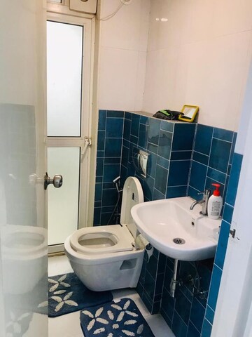 Bathroom in 1 BHK Apartment at Lodha Amara, Kolshet Road – for Rent