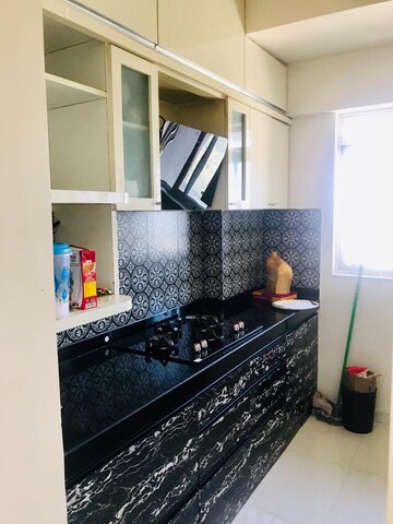 Kitchen in 1 BHK Apartment at Lodha Amara, Kolshet Road – for Rent