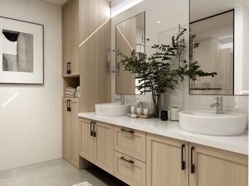 Bathroom in 4 BHK Apartment at Godrej Reserve Kandivali, Kandivali East – for Sale