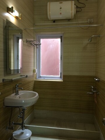Bathroom in 2 BHK Builder Floor at Sarvapriya Vihar – for Rent