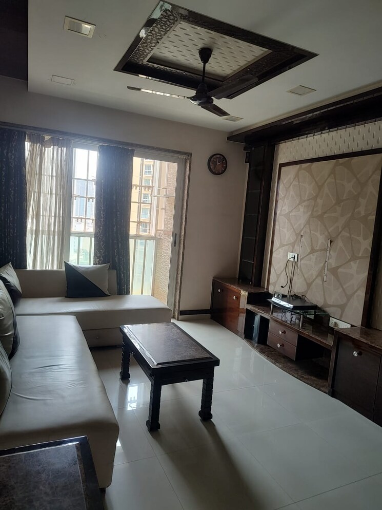 Living Room, lotus-upvan 2 Bedroom 1050 Sq.Ft. Apartment In Pokhran Road No Two Thane 8865355