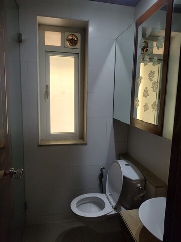 Bathroom in 2 BHK Apartment at Lotus Upvan, Pokhran Road No Two – for Rent