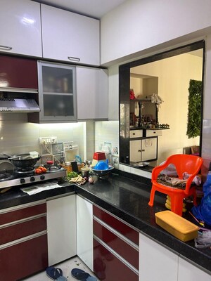 Kitchen in 2 BHK Apartment at Gsa Grandeur, Malad East – for Sale