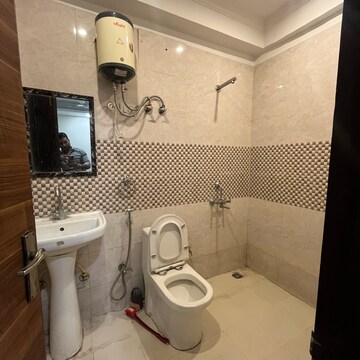 Bathroom in 3 BHK Builder Floor at Chattarpur – for Rent