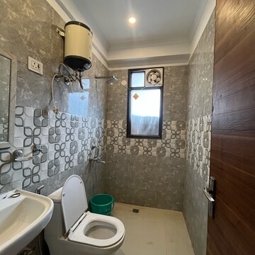 Bathroom in 3 BHK Builder Floor at Chattarpur – for Rent