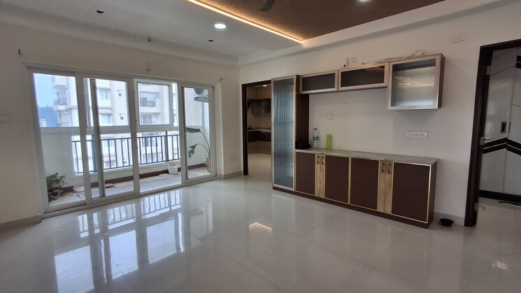 Living Room, movie-towers 3 Bedroom 2615 Sq.Ft. Apartment In Kokapet Hyderabad 8865384