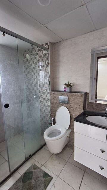 Bathroom in 3 BHK Apartment at Movie Towers, Kokapet – for Rent