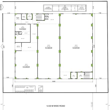 Floor Plan in  Industrial Plot at Pelhar Industrial Estate, Vasai East – for Rent