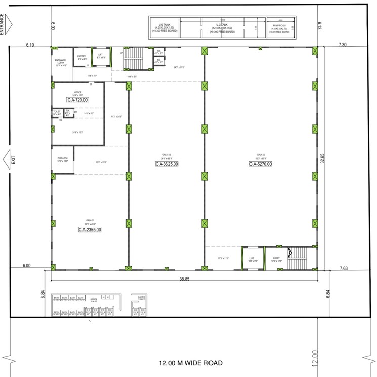 Floor Plan, pelhar-industrial-estate Commercial Industrial Plot 50000 Sq.Ft. In Vasai East Palghar 8849342