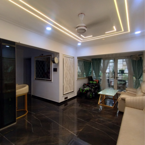 Living Room in 3 BHK Apartment at Mantra 29 Gold Coast, Vidyanagar – for Sale