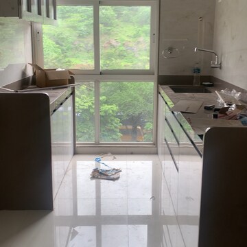 Kitchen in 2 BHK Apartment at Moreshwar 19 East, Nerul Sector 11 – for Rent