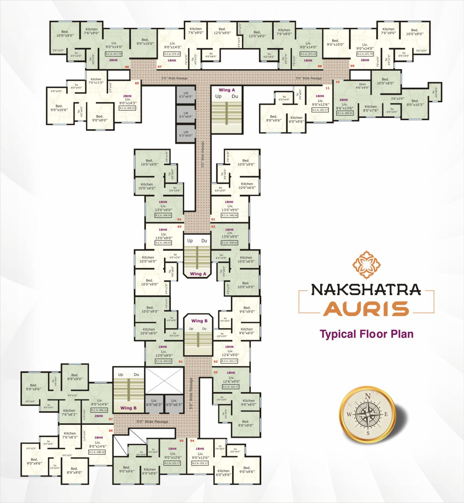 1 BHK Apartment For Sale in Rajlaxmi Nakshatra Auris