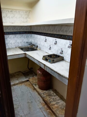 Kitchen in 1 BHK Builder Floor at Lajpat Nagar 4 – for Rent