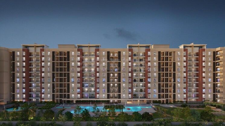 Exterior View, lorven-cascade-garden 3 Bedroom 1645 Sq.Ft. Apartment In Whitefield Bangalore 8865527
