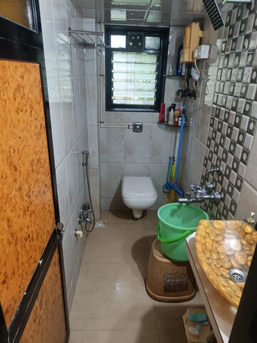 Bathroom in 1 BHK Apartment at Vishal CHS Pant Nagar, Pant Nagar – for Rent