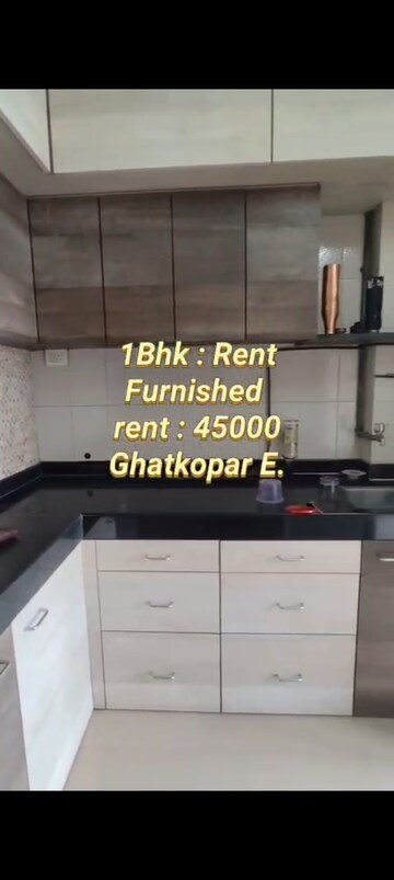 Kitchen in 1 BHK Apartment at Panchsheel CHS Ghatkopar, Ghatkopar East – for Rent