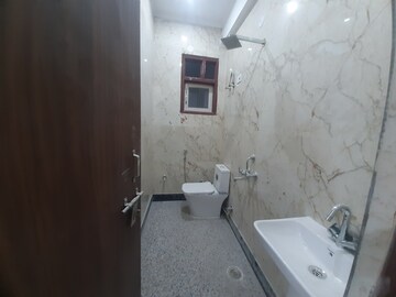 Bathroom in 1 RK Builder Floor at Chattarpur – for Rent