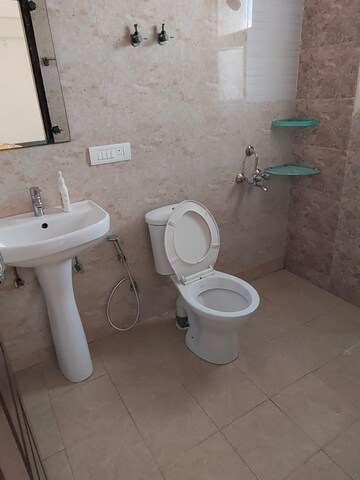 Bathroom in 3 BHK Apartment at Gomti Nagar – for Rent