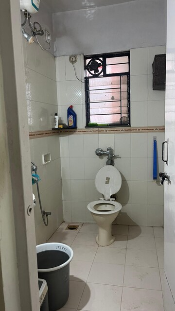 Bathroom in 2 BHK Apartment at Ruturang Complex, Walvekar Nagar – for Rent