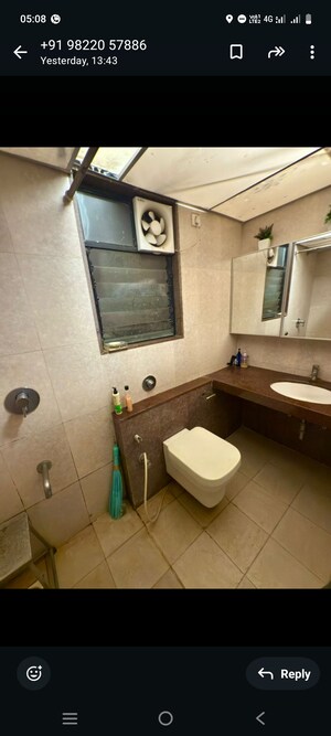Bathroom in 3 BHK Apartment at Pride Purple Park Royale, Rahatani – for Sale